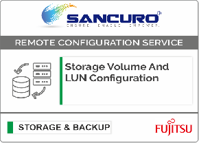 Storage Volume And LUN Configuration For FUJITSU Storage ETERNUS DX60 S4 Hybrid System