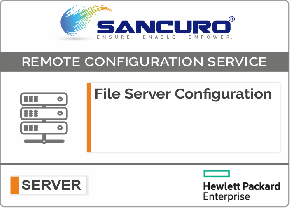 File Server Configuration For HPE Server