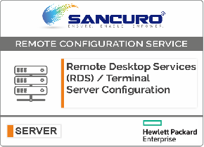 Remote Desktop Services (RDS) / Terminal Server Configuration For HPE Server