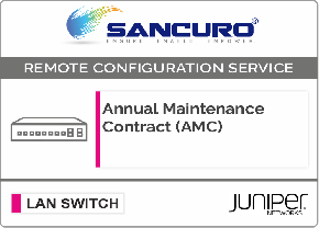 Annual Maintenance Contract (AMC) For JUNIPER L2 LAN Switch
