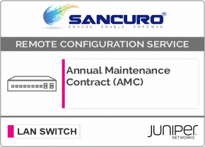 Annual Maintenance Contract (AMC) For JUNIPER L2 LAN Switch For Model EX2200, EX2300, EX3300, EX3400