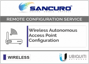 UBIQUITI Autonomous Wireless Access Point Configuration